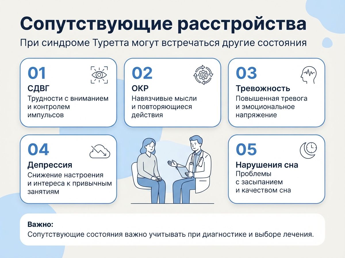 Лечение синдрома Туретта в Иркутске инфографика