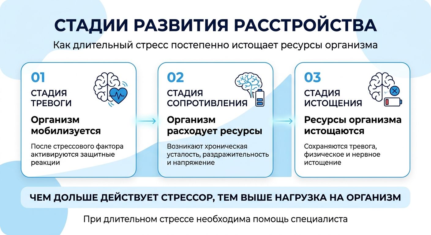 Лечение стресса в Иркутске инфографика
